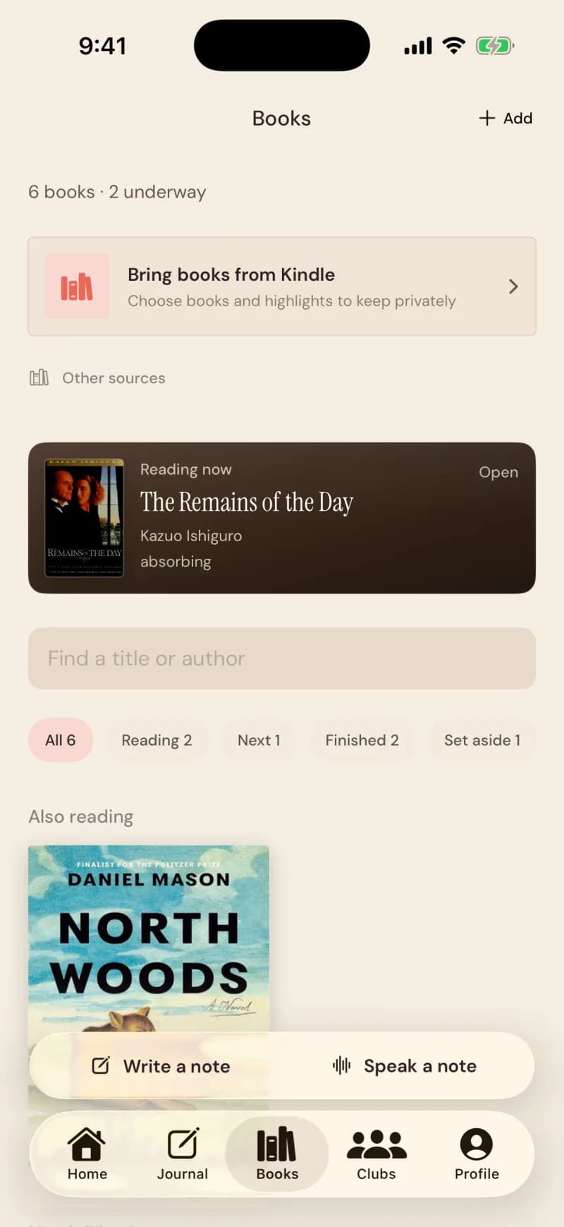 Books: your shelf, reading now, and the states each book is in